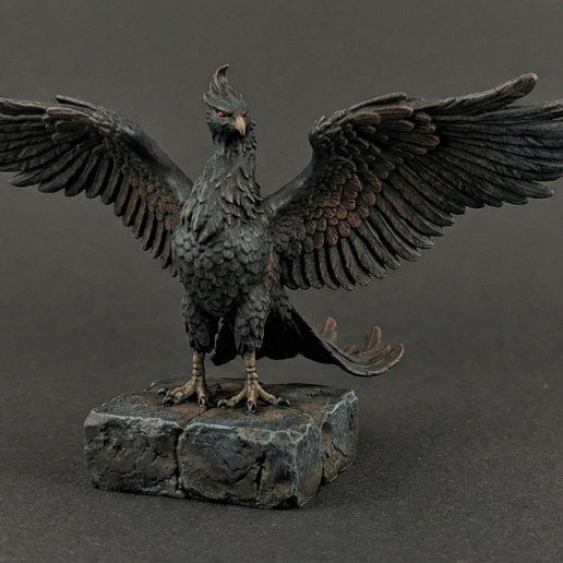 Phenex Goetia Demon STL Statue