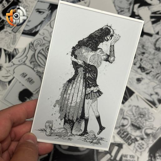 AIRA SHIRATORI | DANDADAN - HUEFORGEENTHUSIAST - MANGA PANEL 3D model