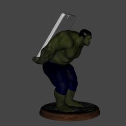 Screenshot_5.jpg Fichier STL gratuit Le support de téléphone de l'Incroyable Hulk・Plan pour imprimante 3D à télécharger