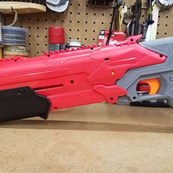 20201127_17415Small.jpg Бесплатный 3D файл Nerf Takedown Grip/Stock Attachment Point・Объект для скачивания и 3D печати