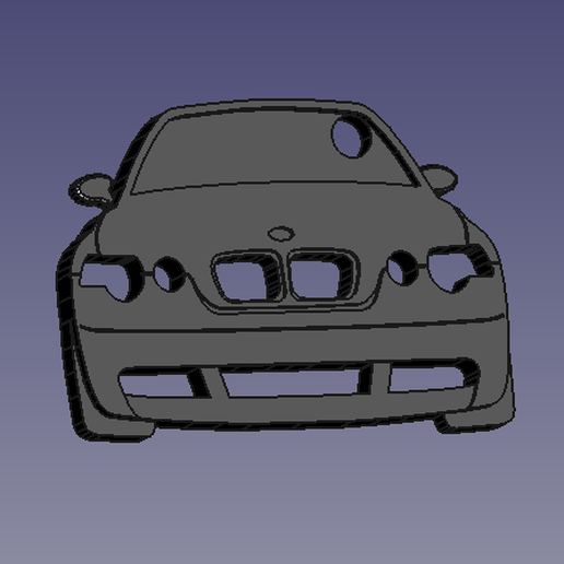 BMW E46 Compact 3D model