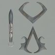 01.jpg Assassin's Creed Mirage 3D model poster accessories set. Video game, props, cosplay