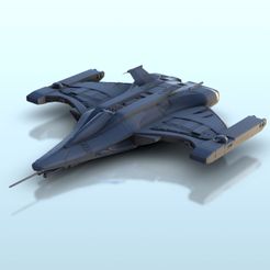 1.jpg STL file Thallo spaceship 4 - Battleship Vehicle SF Science-Fiction・3D printing idea to download