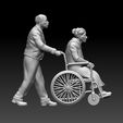 656756789.jpg disabled woman 3D print model