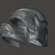8.png Dead Space Level 6 Helmet - Functional Cosplay mask - Ultra High Detailed STL by gameqraft