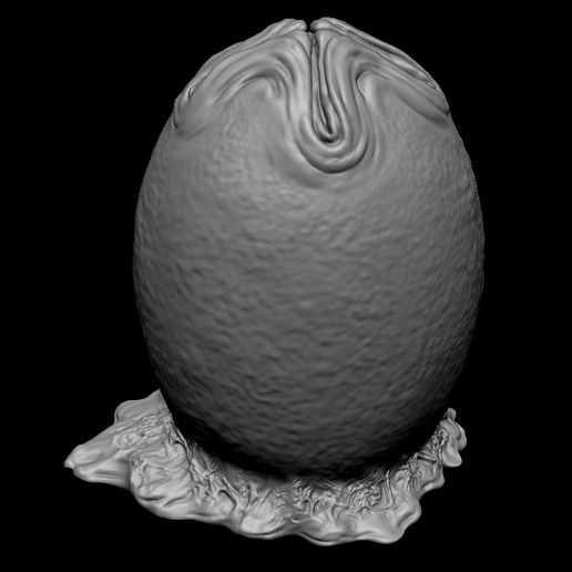 01.jpg OVOMORPHE D'ŒUF EXTRATERRESTRE IMPRIMABLE EN 3D 1979 3 VARIANTES