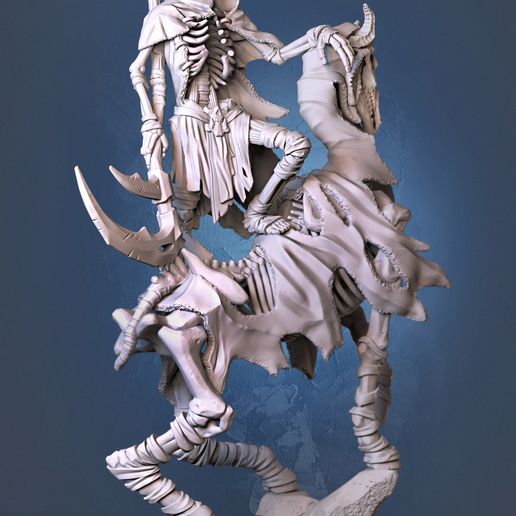 🎲 DEATH RIDER ( FOUR HORSEMEN )・ STL File for ・Cults