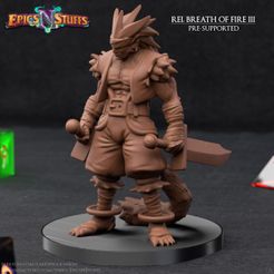 Rei-1A.jpg Rei, Breath of Fire 3 miniature, Pre-Supported