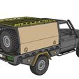 c.jpg OFF ROAD REAR CANOPY Type 2 for BRX 01 and RC4wd trail finder