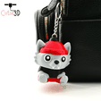 Cutie3D-Winter Urban Wolf Keycap Fidget Clicker Keychain_07.png Cutie3D Winter Urban Wolf Keycap Fidget Clicker Keychain - Cute Backpack Keychain