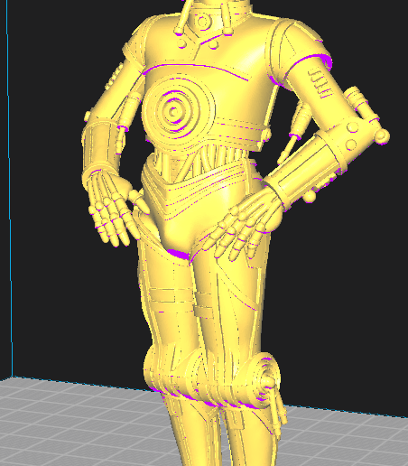 🤖 C-3PO - 3D Decorative Figure