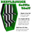 Beetlejuice-Coffin-IMG.jpg Beetlejuice Standing Coffin Shelf STL and Multicolor 3MF