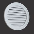7.2.jpg 99 polyurethane Round Gable Vents 3D model