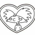 ArnoldSello.jpg 4 Hey Arnold Hearts Cookie Cutters! Valentine's Day