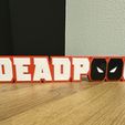 DEADPOOL V2 Logo Display by MANIACMANCAVE3D
