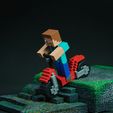 SC7.jpg Minecraft Steve and his scooter