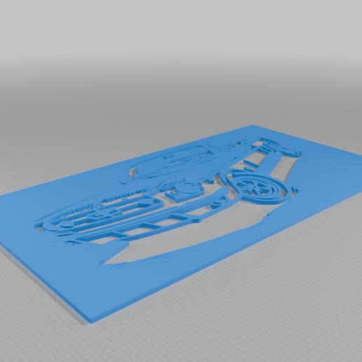 🚙 66 Ford Mustang Convertable Stencil・Бесплатный бесплатно 3D для ・Cults