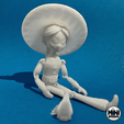 06.png Archivo STL Toy Story - Jessie - Articulado・Modelo para descargar y imprimir en 3D