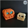 001B.jpg 3D file SKELETON SKULL BOX! - SWITCH & MICROSD CARDS STORAGE OR CONVENTIONAL STORAGE BOX!・Template to download and 3D print