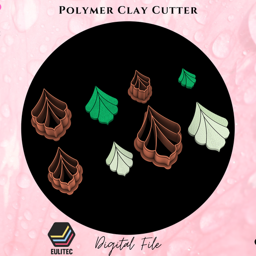 2.png Descargar archivo STL POLYMER CLAY CUTTER/Scalloped Petals/EULITEC.COM • Diseño para imprimir en 3D, EULITEC