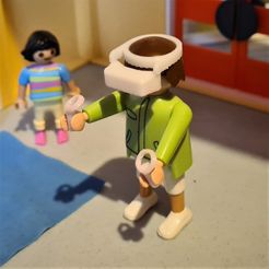 20201103_163905.jpg STL file RV helmet for playmobil of the Oculus type・Template to download and 3D print
