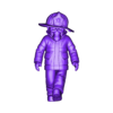 firefighter.stl Big-headed firefighter zombie