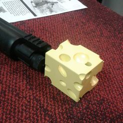 PB Cheesy 1.jpg Bloque de Queso Paintball Bloqueador de Barriles