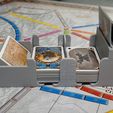 20220131_195837.jpg Ticket to Ride compatible Draw and discard station, card tray for Train Cards, Discard Pile, Destination Tickets, and Face Up Cards
