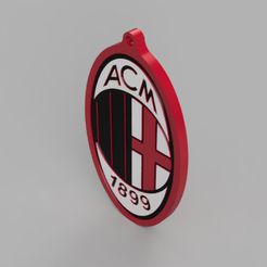 MilanKeychain.jpg STL file MILAN・3D printing idea to download