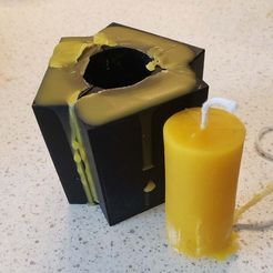 candlemold.jpg Parametric cylindrical candle mold