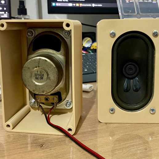 Elliptical Speaker Box (For Old Televisions)