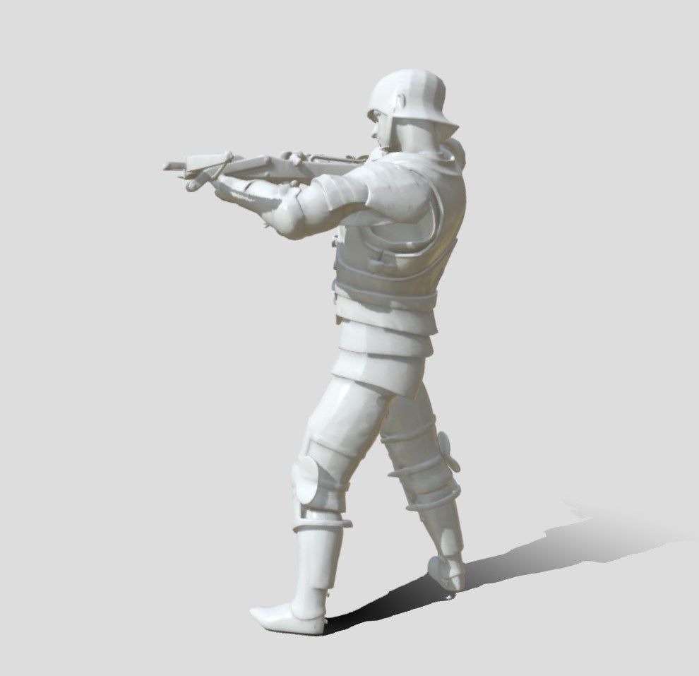 Download OBJ file Crossbowman • Template to 3D print ・ Cults