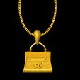 1.jpg Channel Bag pendnat charms