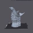 Shop7.jpg Dolphin on the rock STL 3D print model High-Polygon The file is easy to print without any supports!