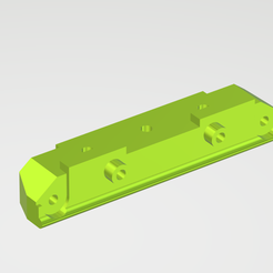 123.png STL file Rlaarlo Ak917 Rear lower wheel spoiler support bracket・3D printing idea to download