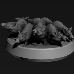 swarm_of_rats.jpg Fichier STL gratuit D&D Essaim de rats・Plan à télécharger et à imprimer en 3D