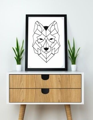 13.wolf (2).jpg Wolf Wall Sculpture 2D