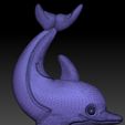 Wire-02.jpg Dolphin Fish  3D Printable Marine Animal Model