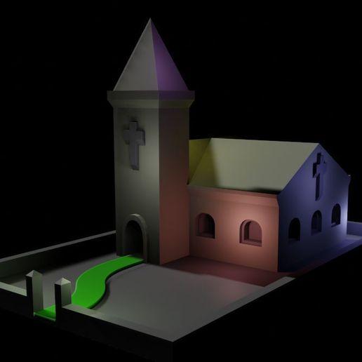 ⛪ church・Free STL File for ・Cults