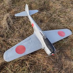IMG_20230327_173549303_HDR.jpg 3D file Ki-43-II Hayabusa/Oscar WWII fighter 600mm (L3D)・3D printing model to download