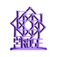 Therose.stl The Rose Korean indie-rock band Logo Display Ornament