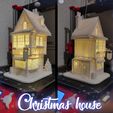 Christmas-House-3D-FDM-SAXF.jpg Christmas house village 3D printed Christmas
