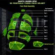 face__Assembly.jpg STL-Datei Darth Vader - 3D Printable Reveal Helmet・Design für 3D-Drucker zum herunterladen