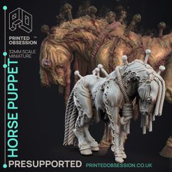 horse-puppet-2.jpg Archivo 3D Marioneta de Caballo - Criatura Vudú de D&D - PRESUPUESTO - escala 32mm・Diseño de impresión en 3D para descargar