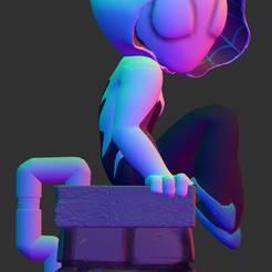 spider-gwen-8.png Файл 3D Паучиха Гвен чиби・Дизайн 3D принтера для загрузки