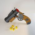 Instagram-post-10.jpg Dice Blunderbuss (Sawed-off) - Rubber Band Powered Dice Launcher