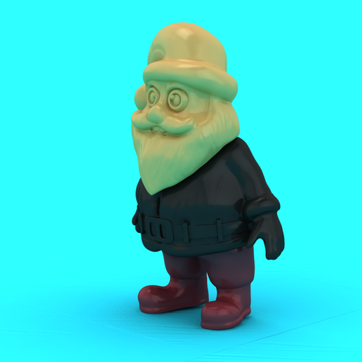 Stylized Fantasy Gnome 3D Characterv