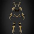 LeonaArmorBack.jpg League of Legends Leona Armor for Cosplay