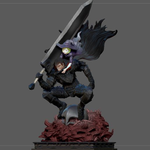 9.jpg BERSERK GUTS  schierke SCIERKE FANTASY ANIME SWORD CHARACTER