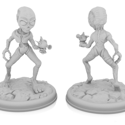 grey 1.png STL file Grey Alien Set・3D print model to download, Mehdals